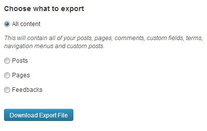 export option